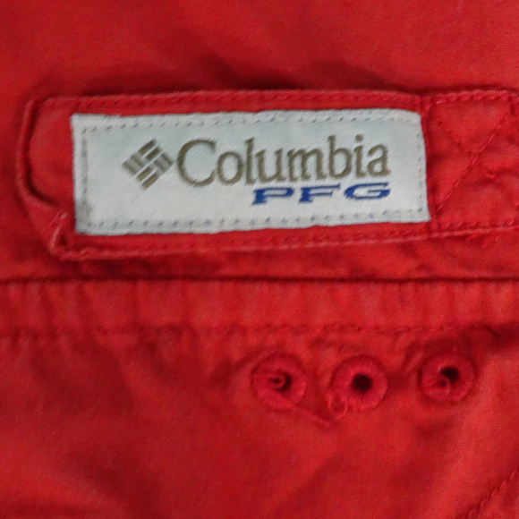 Columbia Salmon PFG Button up Fishing Shirt Large - Picture 3 of 7